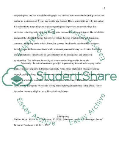 Peer review ( critical review)