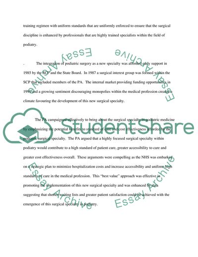 Professional Development within Podiatry