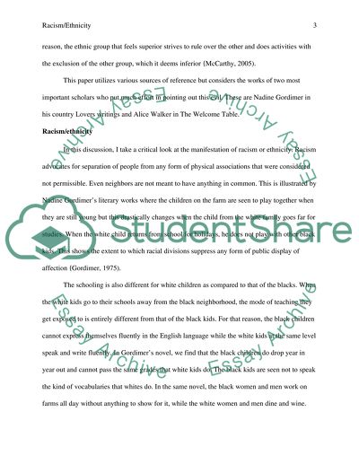 Racism and Ethnicity in Modern Works