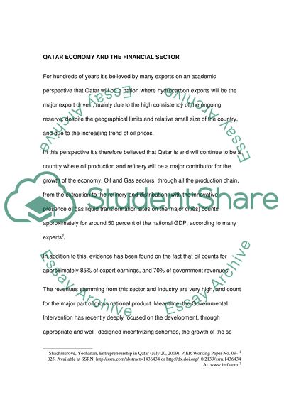 Qatars Economy: Almeria and Qatar Telecom