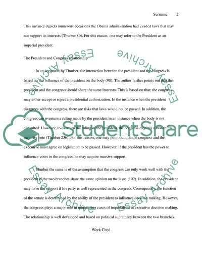 Obama as an Imperial President