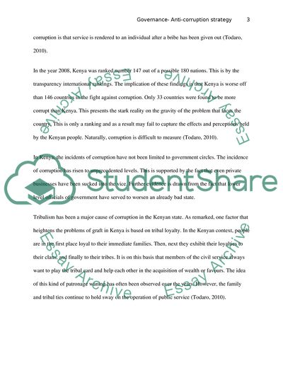 Anti Corruption Strategy