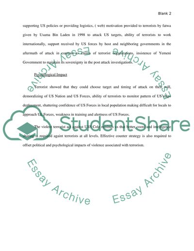 Political, Psychological, vilolence in terrorism