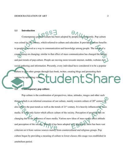 Youtube-The Democratization of Art