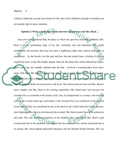 Janes Reaction to Rochesters Proposal