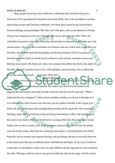 Psychology and Christianity