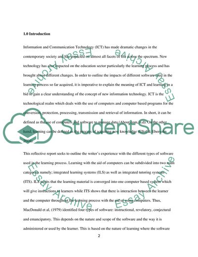 Information Communication Technology Learning with Virtual Worlds