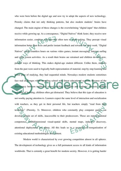 How Should Schools Address the Learning Needs of Digital-Age Students