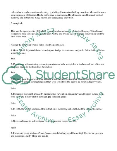 Unification in Italy and Germany