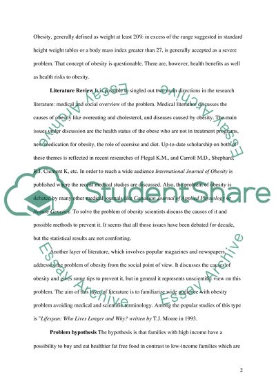 The Rise of Obesity in America