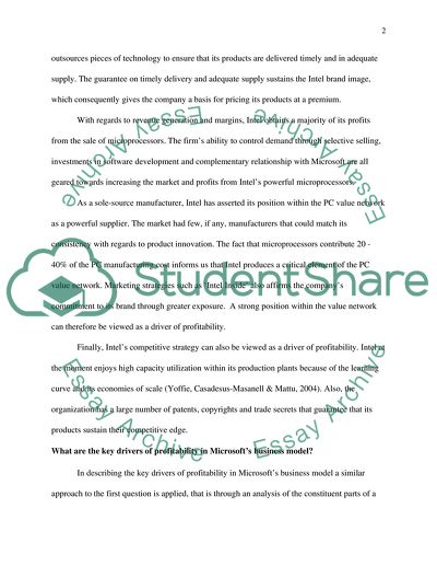 What Are the Key Drivers of Profitability in Intels Business Model