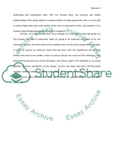 An Assessment of Discussion Group