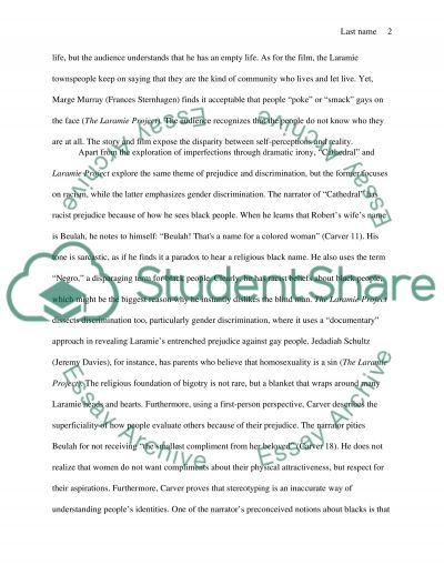 Laramie project essay