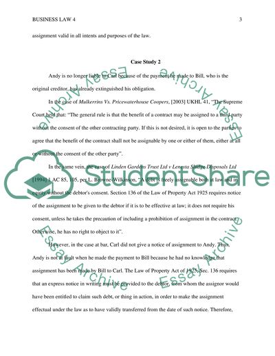 Business and Contract Law