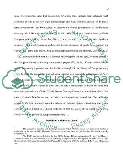 Economic Revolution Embodied in the European Union