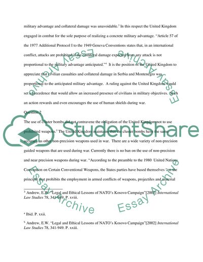 Serbia and Montenegro v the United Kingdom