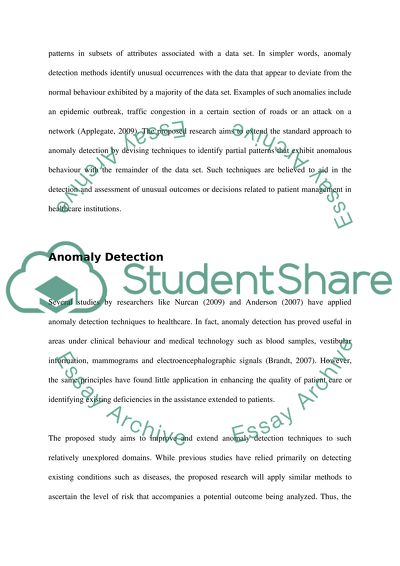 Anomaly Detection Methodologies