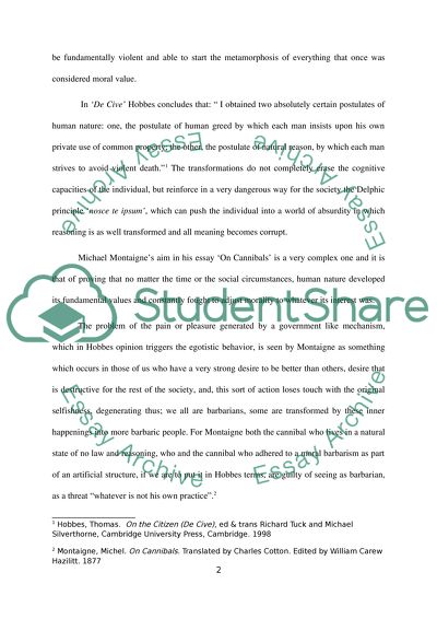 The State of Human Nature