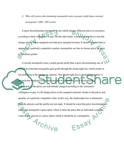 Difference between Perfectly and Imperfectly Competitive Markets