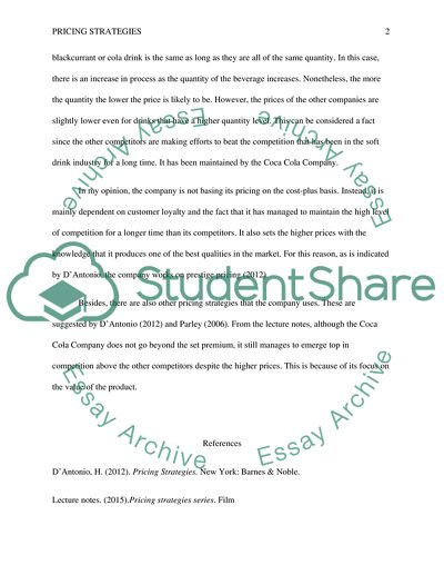 SLP for the Coca Cola Company