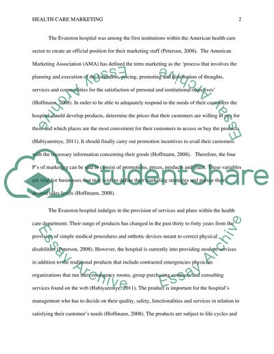 Evanston Hospital Healthcare Marketing