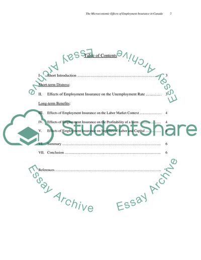 Effects of employment insurance on unemployment (Canada)