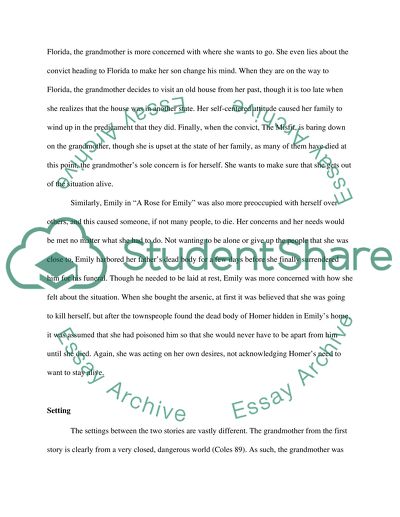 Setting And Characters Of A Good Man Is Hard To Find