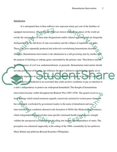 Challenge to U.N Charter Framework on Use of Force