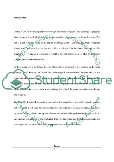 COFFEE DIRECT UK SOCIAL ENTERPRISE