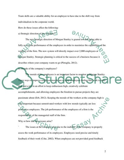 360 Degree Performance Morgan Stanley