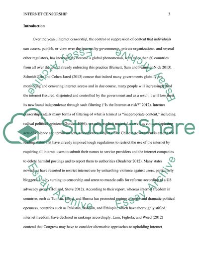 Evaluation of Whether Increase in Internet Censorship Restricts Open Access for Its Users