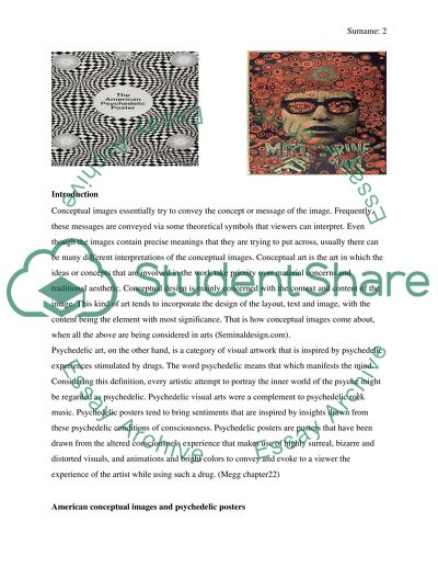 American conceptual images, psychedelic posters