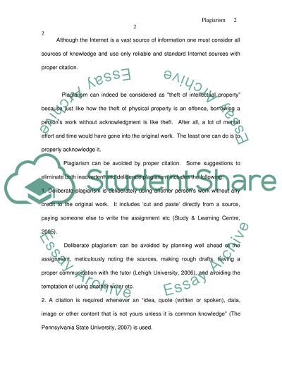 How to Avoid Plagiarism