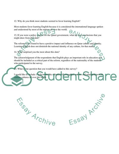 Qatari Identity and Reforms in Qatar