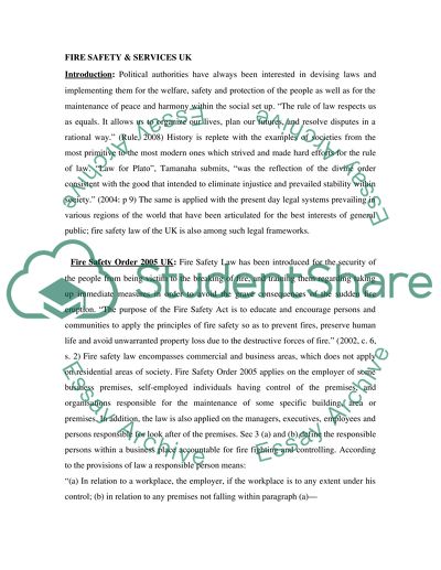 Fire Safety Services Laws and Ethics