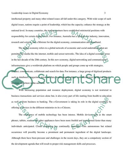 Leadership in the Information Technology Sector in a Global Economy