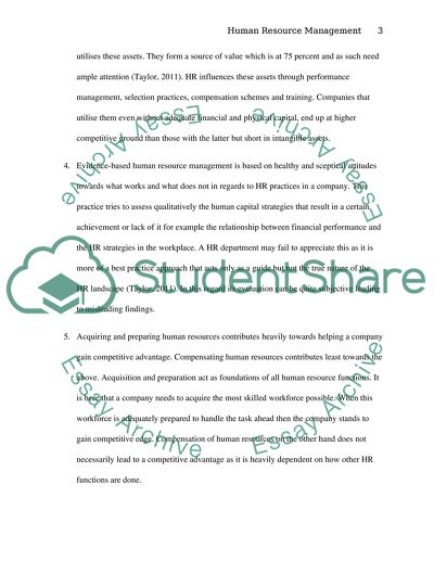 Human Resources Management