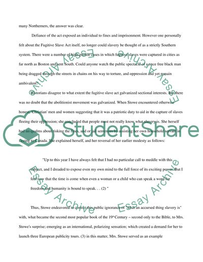 Anti-Slavely in Uncle Toms Cabin