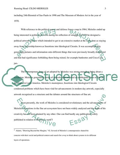 The Life of the Artist Cildo Meireles