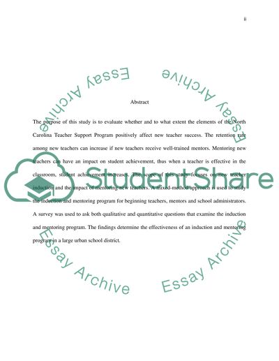 The Impact of Induction on Beginning Teachers in Charlotte-Mecklenburg Schools