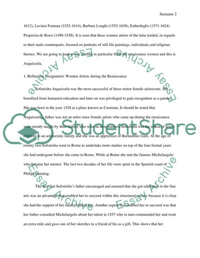 Fine Arts Lesson 7 Assignments