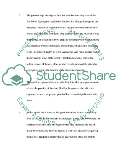 Poverty and Displacement: Migrant Families