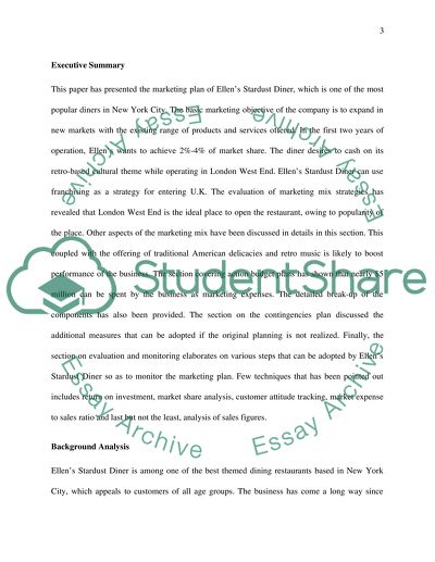 The Basic Marketing Objective of Ellens Stardust Company