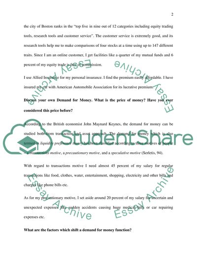 The Demand for Money Like Inflation Leading