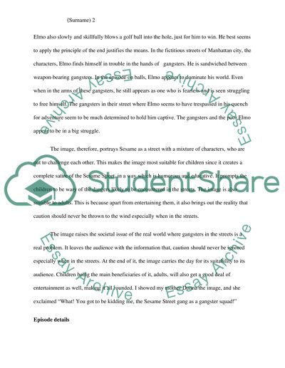 Sesame Street Ganstas Reflection