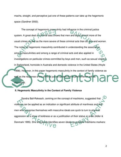 Criminal Justice System Interventions: Family Violence