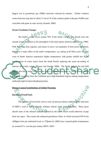 Global Warming Mitigation Strategy and Solutions