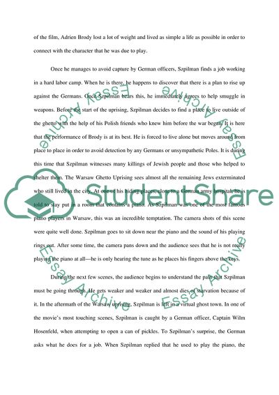 The Pianist by Roman Polanski