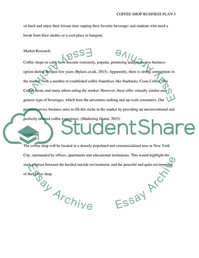 Coffee House Business Plan