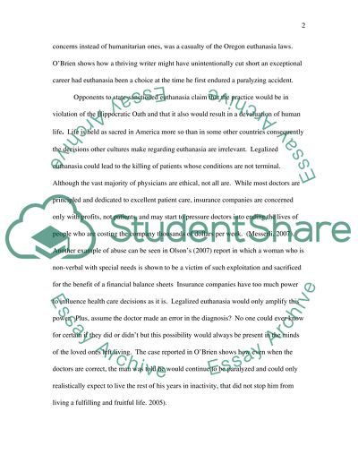 Euthanasia essay pdf picture